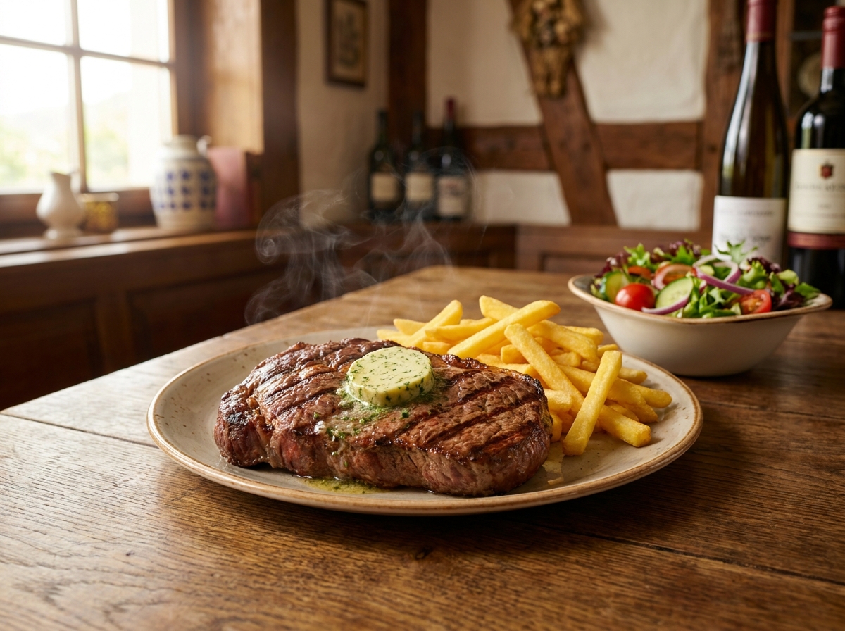 Arg. Rumpsteak mit Kräuterbutter